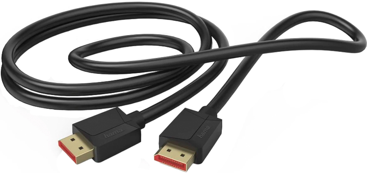 Kabel Hama DisplayPort – DisplayPort M/M 2 m Black (4047443444509) - obraz 4