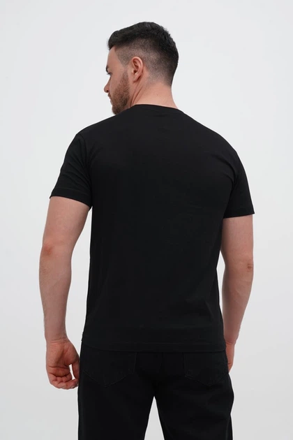 Футболка однотонная Trend Collection 616 черный (BLACK, кол.19) M - изображение 7