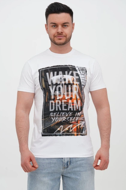 Футболка с принтом Trend Collection 5027 белый+принт 2XL - Фото 1 Футболка с принтом Trend Collection 5027 белый+принт 2XL - изображение 1