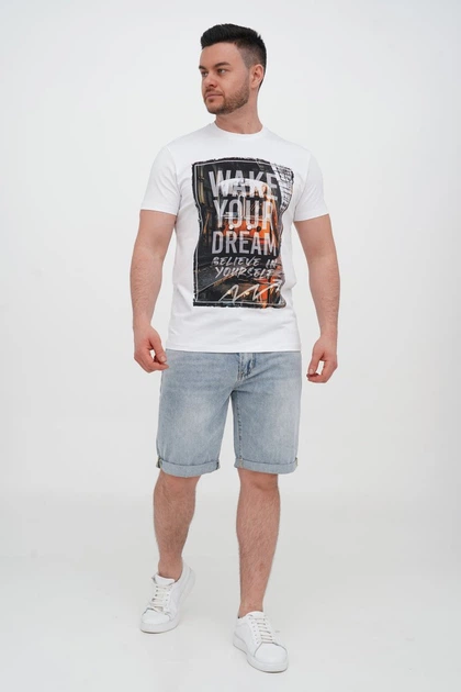 Футболка с принтом Trend Collection 5027 белый+принт 2XL - Фото 4 Футболка с принтом Trend Collection 5027 белый+принт 2XL - изображение 4