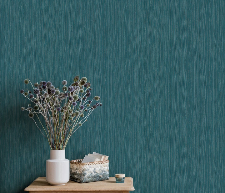 Флизелиновые обои винил горячего тиснения Erismann GMK Fashion for Walls 6 12103-19 Бирюзовый (1,06х10,05м) - изображение 2