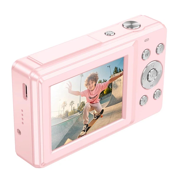 Фотокамера Hoco digital camera DV202 |44MP, 30fps/1920p, 2.4" IPS HD| рожева - зображення 3