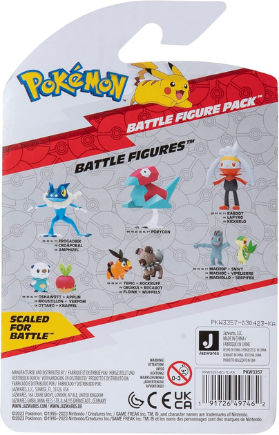 Фігурки Jazwares Pokemon Generation IX Quaxly & Pikachu №8 (191726497462) - зображення 7