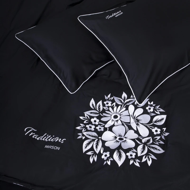 Комплект постільної білизни MirSon Двоспальний 175x210 см 0055 Black Pearl Traditions сатин Elit від Rozetka на платформі USKIDKA Акція на Комплект постільної білизни MirSon Двоспальний 175x210 см 0055 Black Pearl Traditions сатин Elit від Rozetka