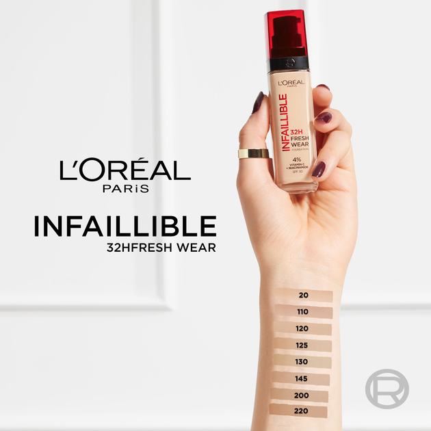 Стійкий тональний крем для обличчя L'Oreal Paris Infaillible відтінок 20 30 мл (3600523527854) - зображення 3