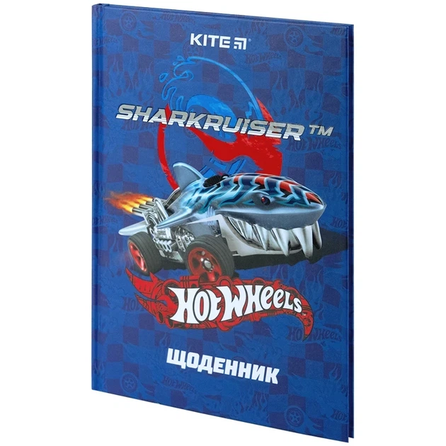 Щоденник шкільний Kite Hot Wheels HW24-262-2, тверда обкладинка - изображение 2
