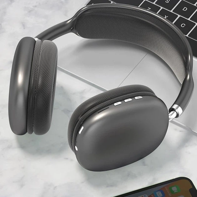 Беспроводные Bluetooth-наушники Macaron P9 Max: глубокий бас, шумоподавление, микрофон, 40 мм динамики - изображение 5