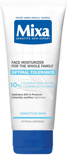 Крем Mixa Optimal Tolerance для чутливої шкіри обличчя для всієї родини 100 мл (3600551032030) - зображення 1