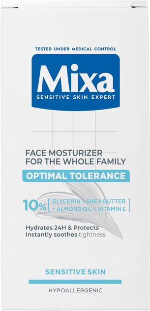 Крем Mixa Optimal Tolerance для чутливої шкіри обличчя для всієї родини 100 мл (3600551032030) - зображення 2