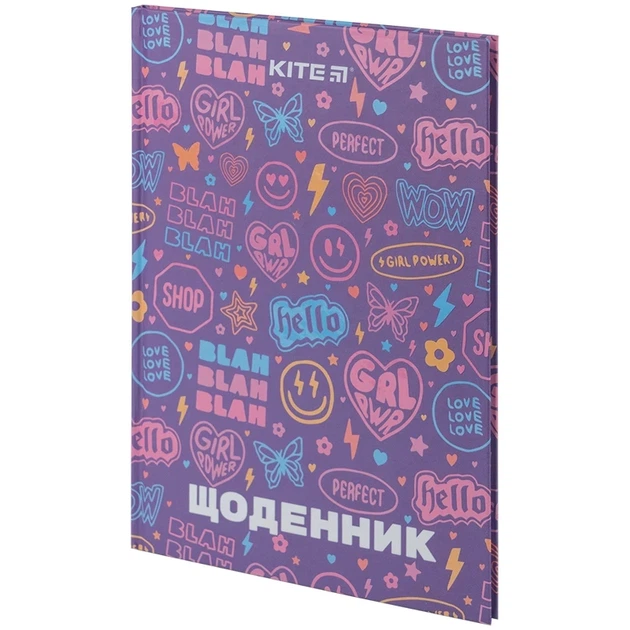Щоденник шкільний Kite Girl power K24-262-5, тверда обкладинка - Фото 2 Щоденник шкільний Kite Girl power K24-262-5, тверда обкладинка - изображение 2