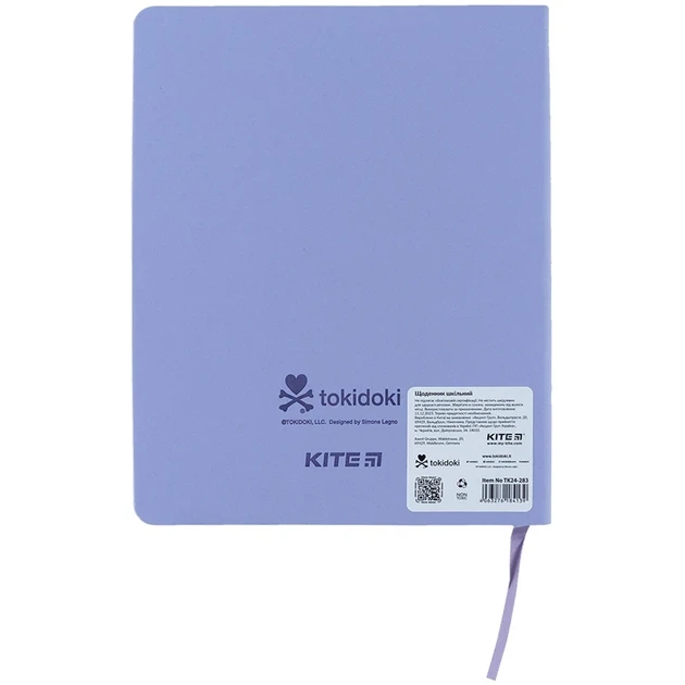 Щоденник шкільний Kite tokidoki TK24-283, м'яка обкладинка, PU - Фото 7 Щоденник шкільний Kite tokidoki TK24-283, м'яка обкладинка, PU - изображение 7