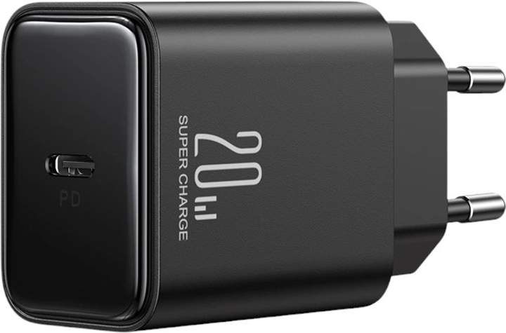 Мережевий зарядний пристрій JOYROOM JR-TCF06 PD 20 Вт GaN USB-C + кабель Lightning Black (6956116795191) - зображення 6