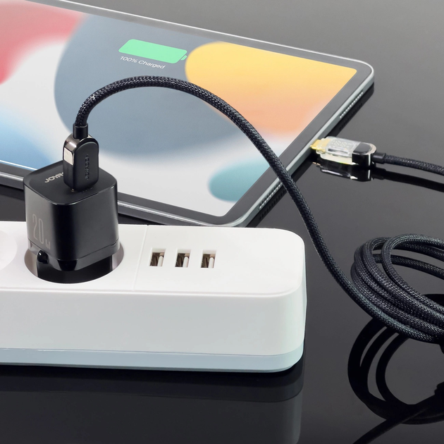 Мережевий зарядний пристрій JOYROOM JR-TCF02 PD 20 Вт USB-C Black (6956116742324) - зображення 8