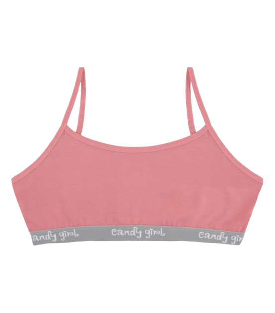 Підлітковий топ на тонких бретельках із написом Candy Girl - Donella - 5971PD7 - 146-152 см - Світло-червоний - Фото 1 Підлітковий топ на тонких бретельках із написом Candy Girl - Donella - 5971PD7 - 146-152 см - Світло-червоний - зображення 1