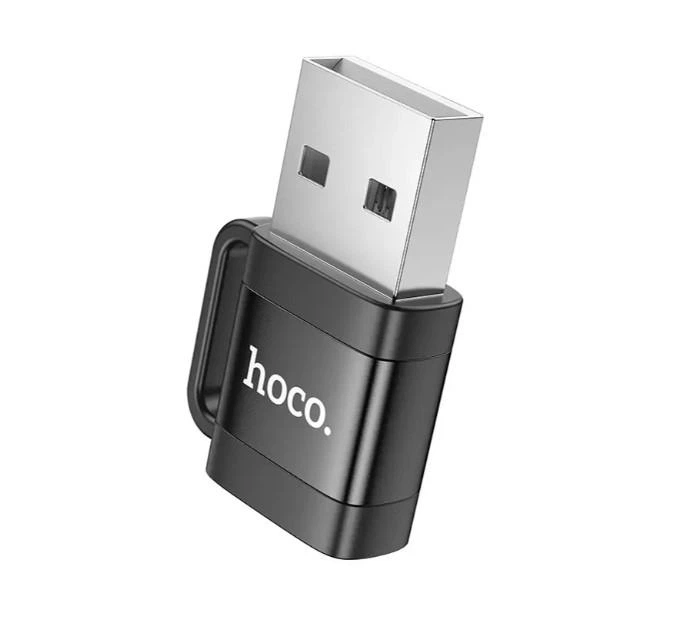 Перехідник адаптер для синхронізації даних USB на Type-C HOCO UA31D - Фото 2 Перехідник адаптер для синхронізації даних USB на Type-C HOCO UA31D - зображення 2