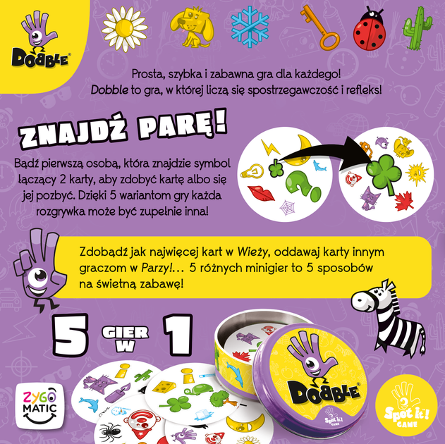 Настільна гра Rebel Dobble 2025 (польське видання) (3558380111962) - зображення 12