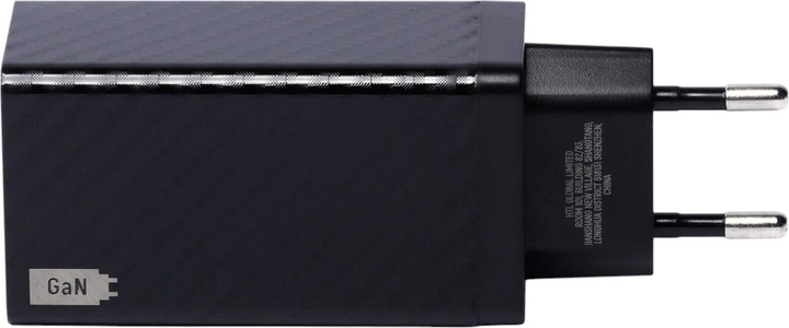 Ładowarka sieciowa Wozinsky WWCG01 65 W GaN USB-C + USB-A Black (5907769307492) - obraz 4