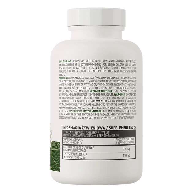 OstroVit Guarana 90 tabs - зображення 2