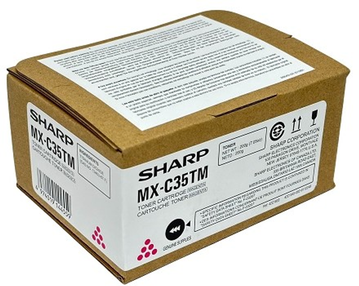 Toner Sharp MX-C35TM Magenta (SHAMXC35TM) - obraz 1