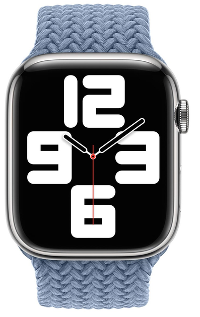 Pasek Apple Watch Braided Solo Loop 45mm Size 1 Slate Blue (APL_MQGQ3) - obraz 5