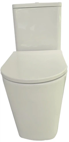 Сиденье - крышка для унитаза EUR TS-6545 белое Soft Close дюропласт - изображение 4