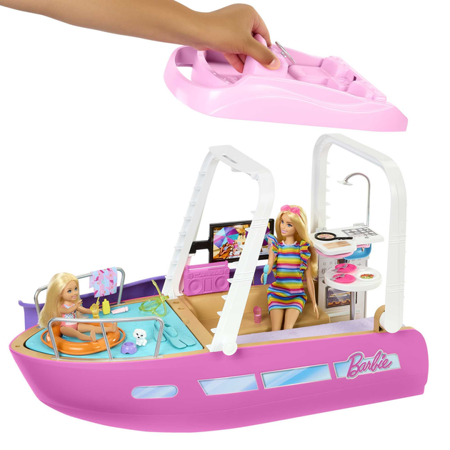 Ігровий набір Barbie Dream Boat корабель мрії для ляльок HJV37 (194735095100) - зображення 8