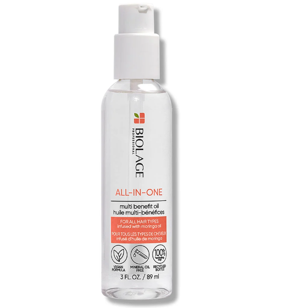 Мультифункціональна олійка BIOLAGE ALL-IN-ONE для всіх типів волосся 125 мл - Фото 1 Мультифункціональна олійка BIOLAGE ALL-IN-ONE для всіх типів волосся 125 мл - зображення 1