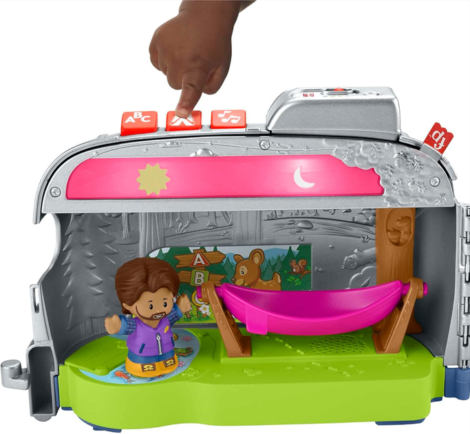 Zestaw figurek do zabawy Fisher-Price Little People Camper (Nordics) (HMV92) (0194735133208) - obraz 4