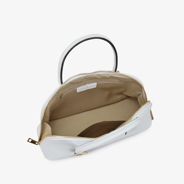 Сумка женская кожаная тоут средняя Regina Notte Tote 3921 Белый - изображение 4
