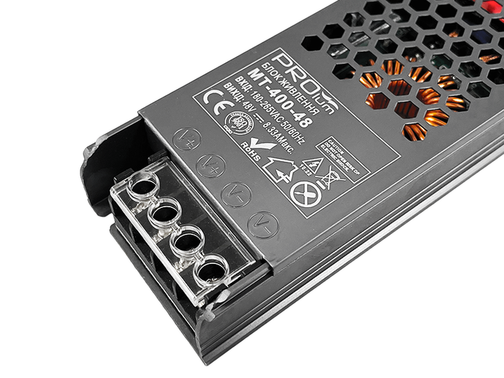 Блок живлення 400W IP20 48V 8,33А Серія МТ - изображение 4