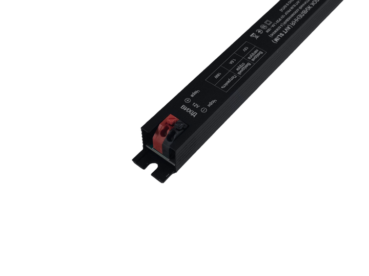 Блок живлення 18W IP20 1,5A - 12V (з клемою) AVT SLIM PROF - Фото 3 Блок живлення 18W IP20 1,5A - 12V (з клемою) AVT SLIM PROF - изображение 3