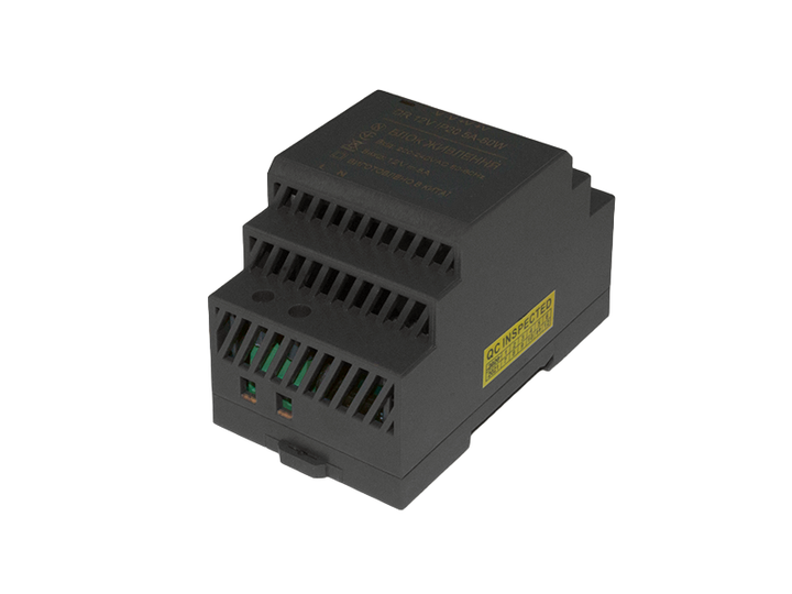 Блок живлення на DIN-рейку 60W 5А IP20 12V DR - Фото 2 Блок живлення на DIN-рейку 60W 5А IP20 12V DR - изображение 2