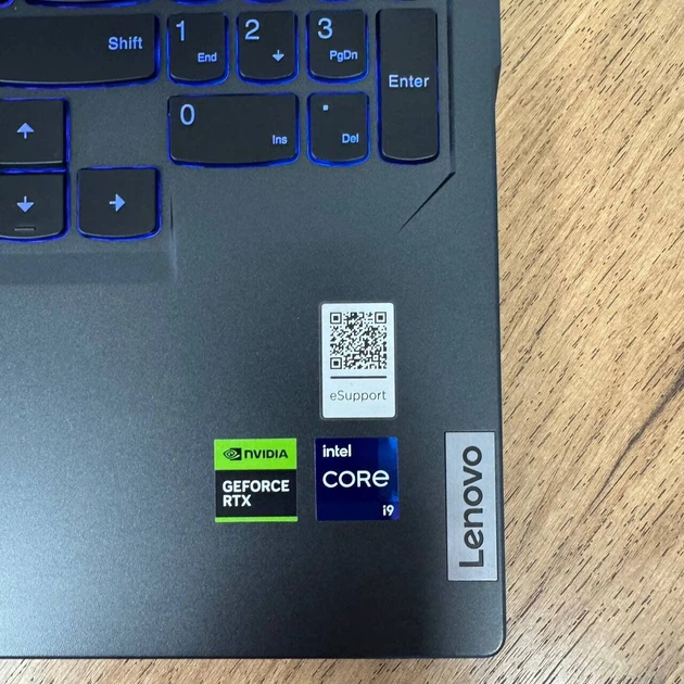 Игровой ноутбук Lenovo Legion Pro 5 16IRX9 / 16" (2560x1600) IPS / Intel Core i9-14900HX (24 (32) ядра по 1.6 - 5.8 GHz) / 32 GB DDR5 / 1000 GB SSD NVMe / nVidia GeForce RTX 4070, 8 GB GDDR6, 128-bit / WebCam б/у - изображение 8