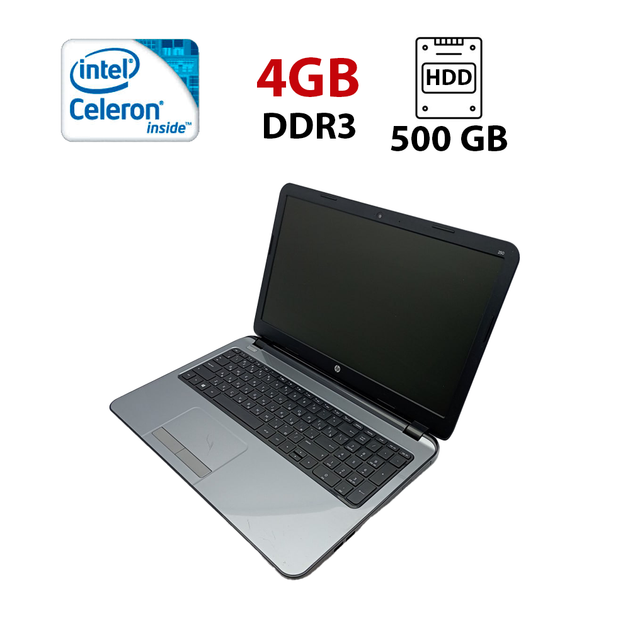 Ноутбук HP 250 G3 / 15.6" (1366x768) TN / Intel Celeron N2840 (2 ядра по 2.16 - 2.58 GHz) / 4 GB DDR3 / 500 GB HDD / Intel HD Graphics / WebCam б/у - Фото 1 Ноутбук HP 250 G3 / 15.6" (1366x768) TN / Intel Celeron N2840 (2 ядра по 2.16 - 2.58 GHz) / 4 GB DDR3 / 500 GB HDD / Intel HD Graphics / WebCam б/у - изображение 1