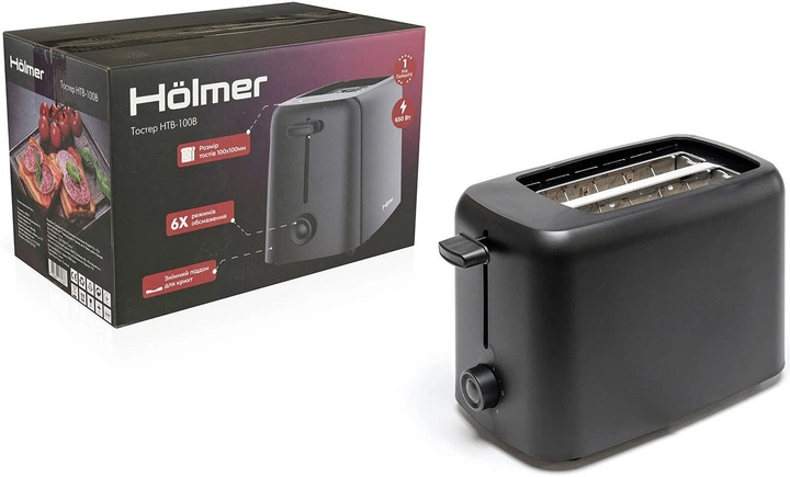 Тостер Holmer HTB-100B - Фото 9 Тостер Holmer HTB-100B - изображение 9