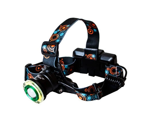 Налобный аккумуляторный фонарь Headlamp HL2-1006 на голову T6 + COB фонарик для рыбалки 2 х 18650 zoom зум - Фото 3 Налобный аккумуляторный фонарь Headlamp HL2-1006 на голову T6 + COB фонарик для рыбалки 2 х 18650 zoom зум - изображение 3
