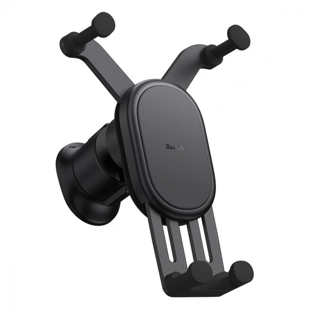 Держатель телефона Baseus Stable Gravitational Car Mount Air (Air Outlet Version) black (SUWX020001) - изображение 9