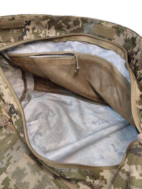 Сумка баул для речей і спорядження Akinak тактичний 100 літрів Cordura Укрпіксель ММ14 (200) - зображення 5
