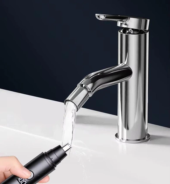 Тример для носа та вух Nose hair trimmer А11 на акумуляторі з USB зарядкою чорний - Фото 8 Тример для носа та вух Nose hair trimmer А11 на акумуляторі з USB зарядкою чорний - зображення 8