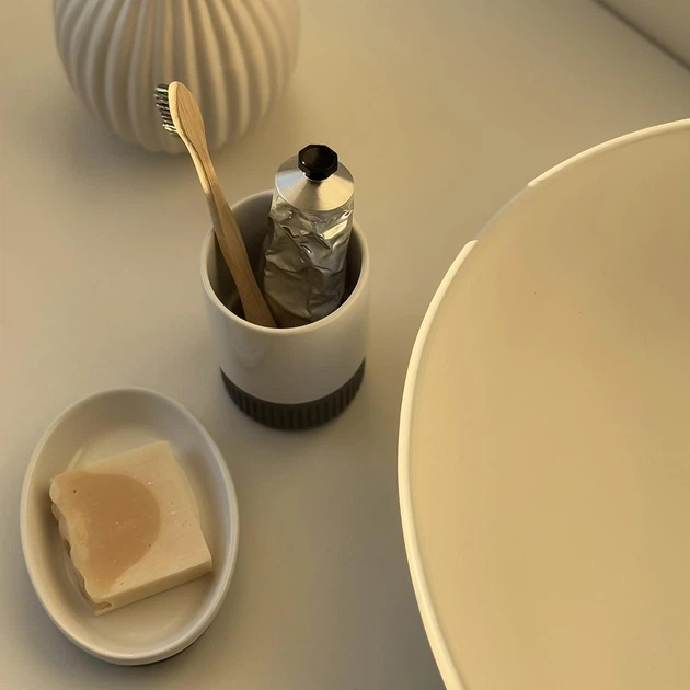 Мыльница MBM HOME "Stockholm" BA-45 WHITE/GRAY белая/серая - изображение 11