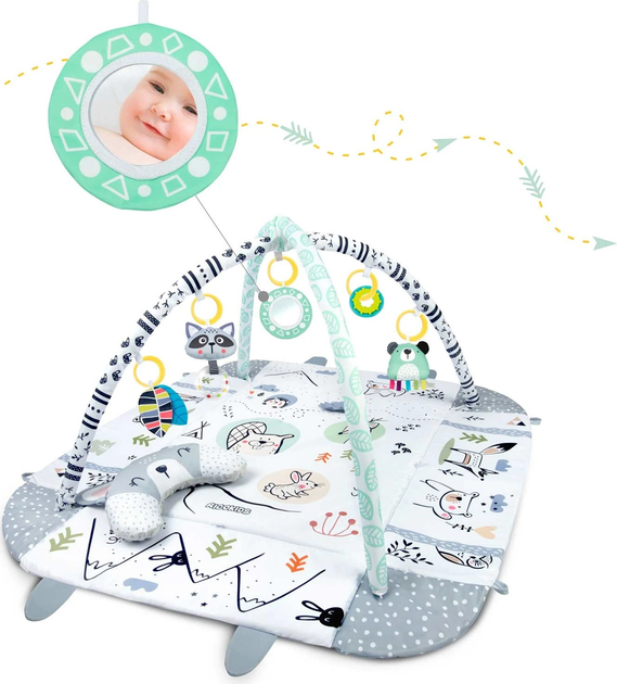Інтерактивний навчальний килимок Ricokids 110 x 100 см Кролик 7350 (5903890602079) - зображення 7