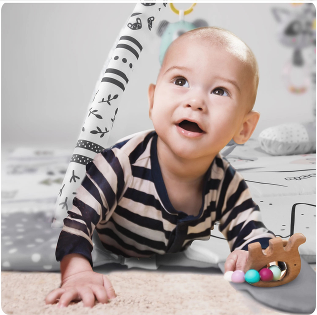 Інтерактивний навчальний килимок Ricokids 110 x 100 см Кролик 7350 (5903890602079) - зображення 14