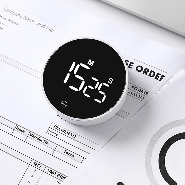 Електронний таймер Xiaomi MiiiW rotating timer White (NK5260) - зображення 6