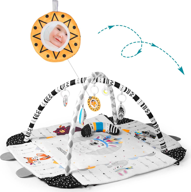 Інтерактивний навчальний килимок Ricokids 110 x 100 см Boho 7318 (5908220476337) - зображення 6
