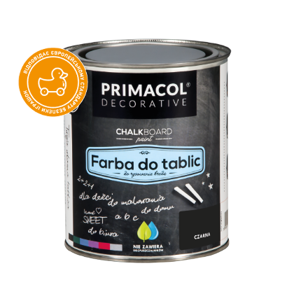 Краска грифельная Primacol Decorative (0.75 л) Зеленый - Фото 1 Краска грифельная Primacol Decorative (0.75 л) Зеленый - изображение 1