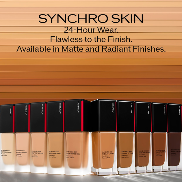 Тональний крем для обличчя Shiseido Synchro Skin Radiant Lifting 320 Pine 30 мл (729238216976) - зображення 4