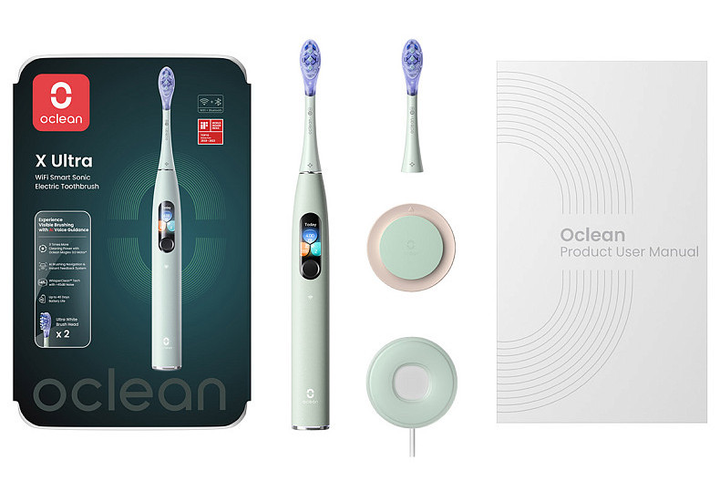 Электрическая зубная щетка Oclean X Ultra Green - изображение 16