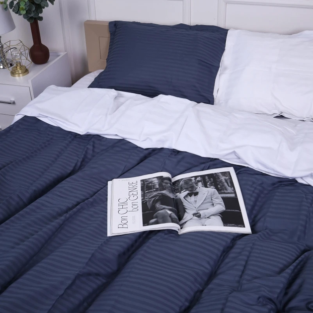 Наволочка з вушками MirSon Satin Stripe 30-0012 + 30-0001 Vevina 70x70 см від Rozetka на платформі USKIDKA Акція на Наволочка з вушками MirSon Satin Stripe 30-0012 + 30-0001 Vevina 70x70 см від Rozetka