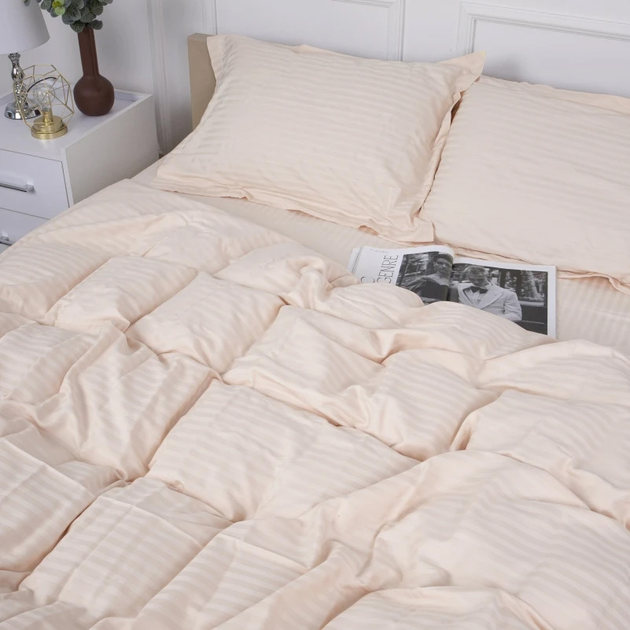 Наволочка MirSon Satin Stripe 30-0004 Cream 70х70 см від Rozetka на платформі USKIDKA Акція на Наволочка MirSon Satin Stripe 30-0004 Cream 70х70 см від Rozetka