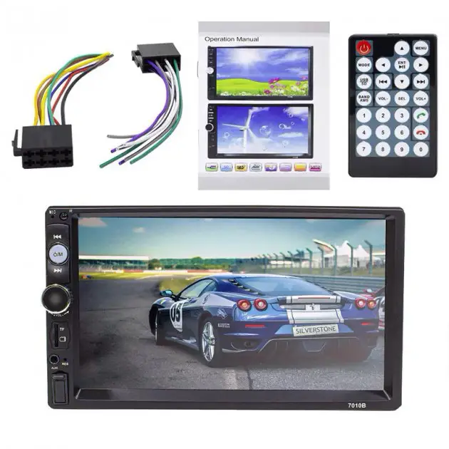 Магнитола для авто с дисплеем 7" 2DIN Podofo 7010B - изображение 4